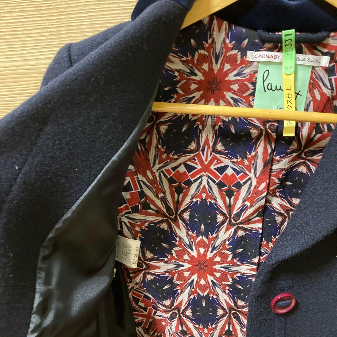 ポールスミス　コート　ネイビー　ユニオンジャック
