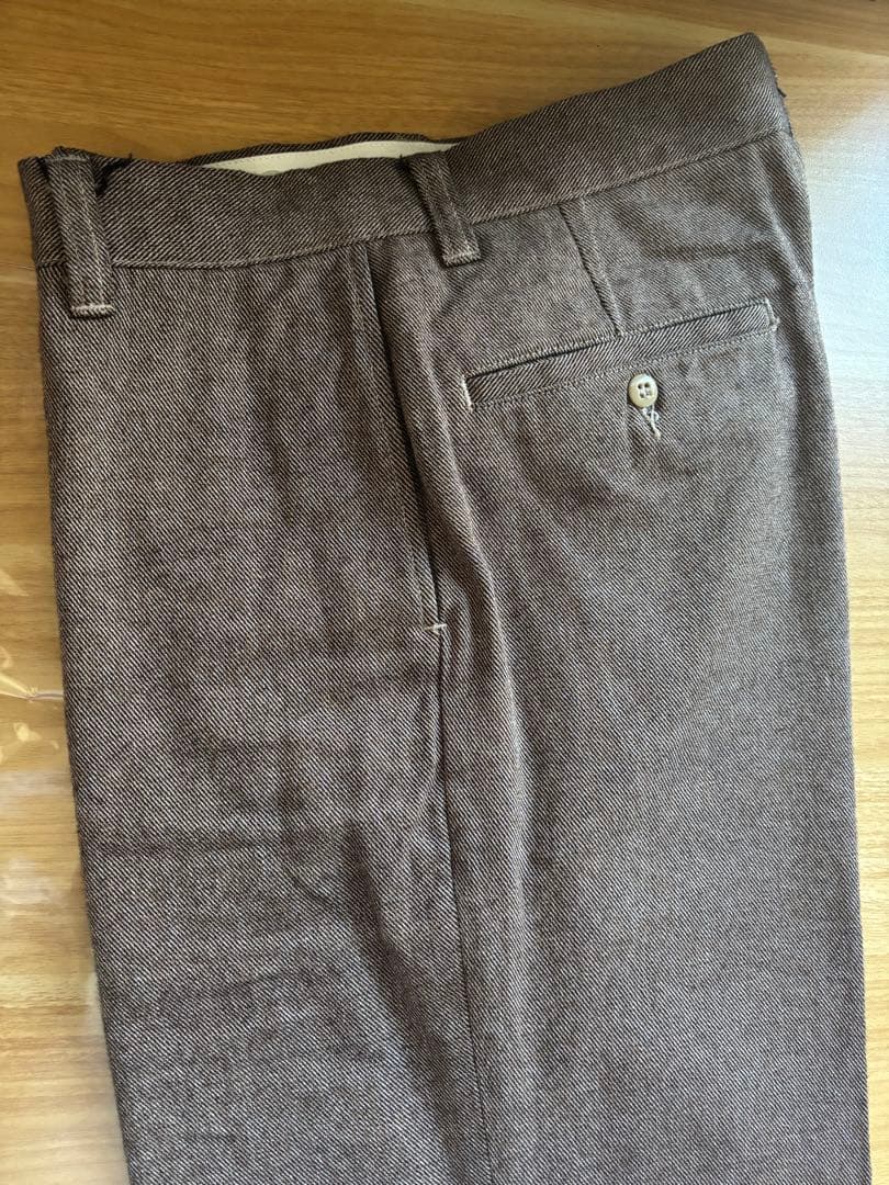 パンツ Atlast&Co Lot403 Twill Brown top size32