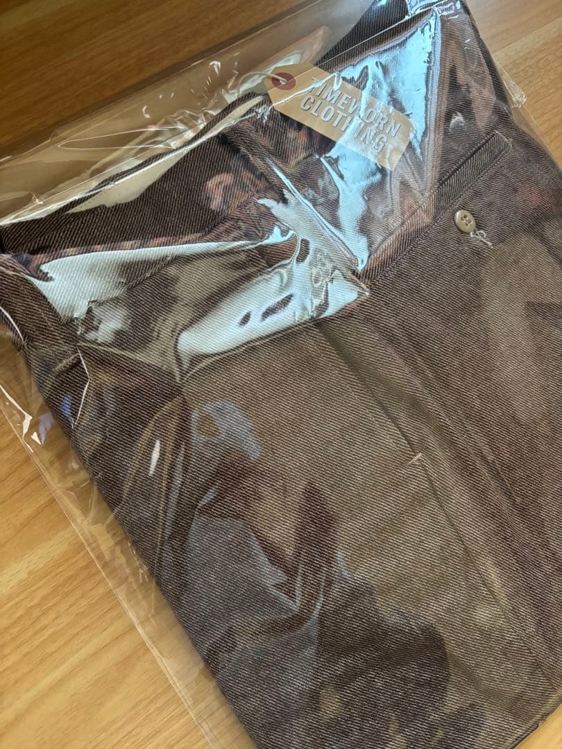 パンツ Atlast&Co Lot403 Twill Brown top size32