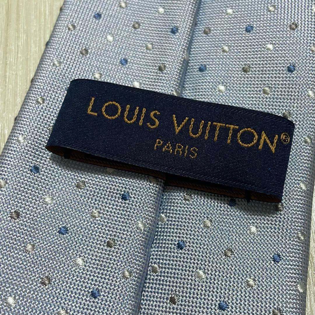 美品✨Louis Vuitton モノグラム　ドット ネクタイ