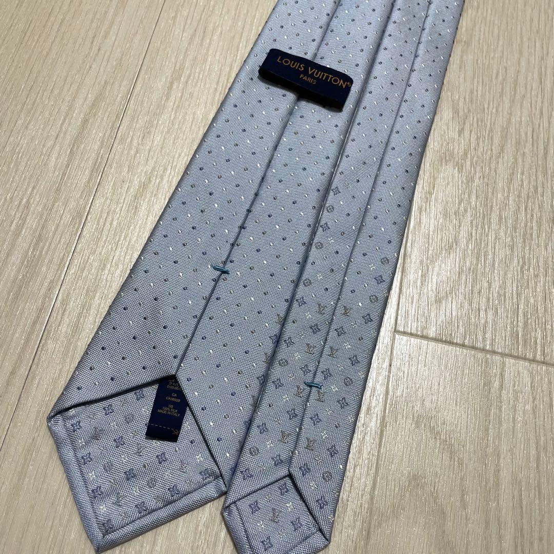 美品✨Louis Vuitton モノグラム　ドット ネクタイ