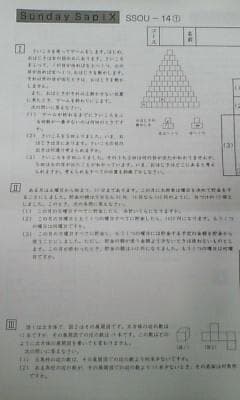 サピックス ＳＳ特訓＊６年＊算数／桜蔭 対策プリント＊全３７回完全版＊貴重