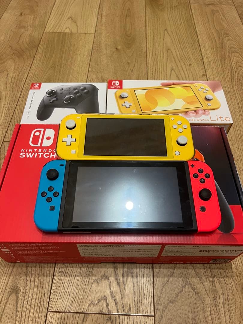 任天堂switch、switch lite、proコン