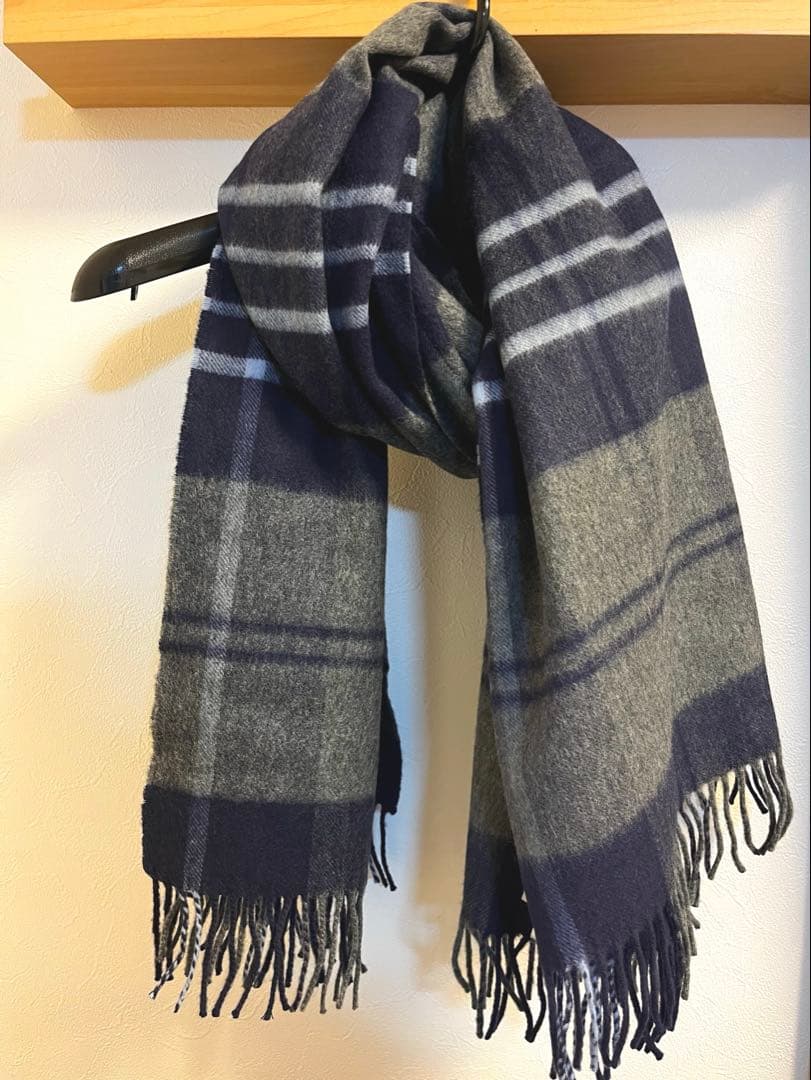 ジョンストンズ ストール johnstones of Elginカシミヤ10%