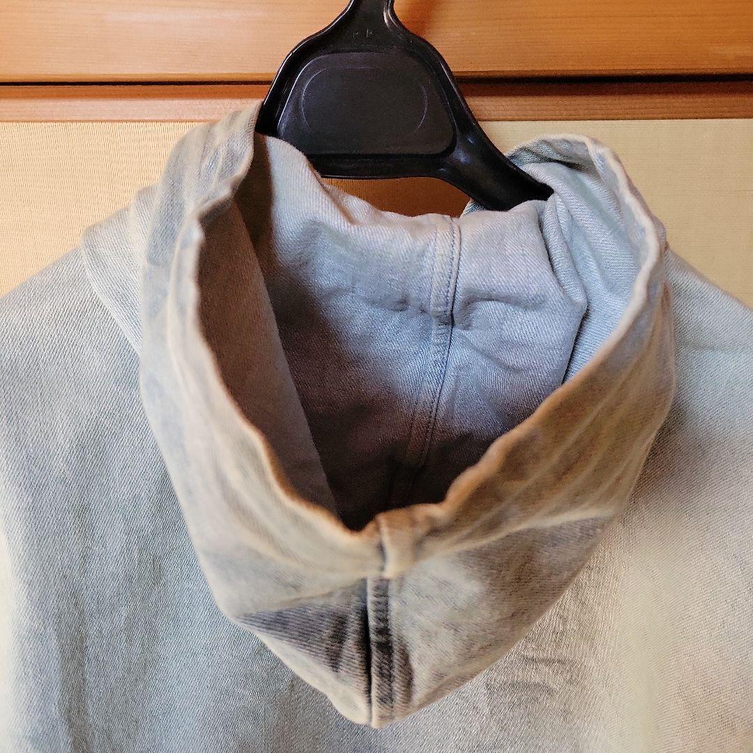 Supreme デニムジャケット サイズL　GONZ ゴンズ ロゴ フード付き