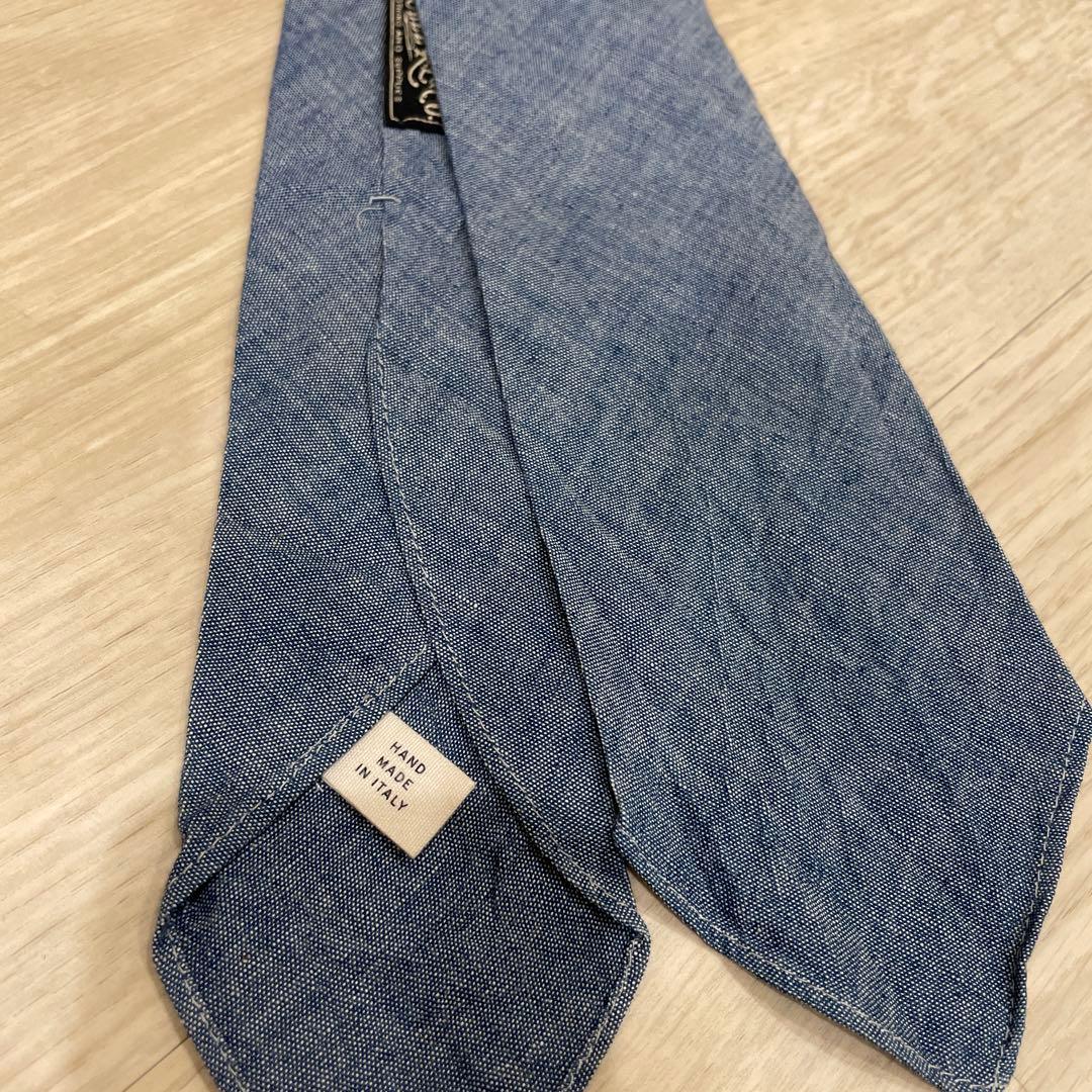 ダブルアールエル RRL シャンブレー イタリア製 hand made 美品