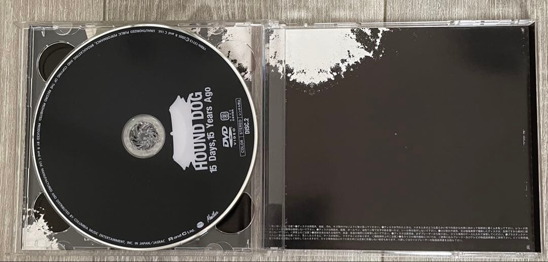 HOUND DOG 20050709 日本武道館帰還　メンバーサイン色紙付き