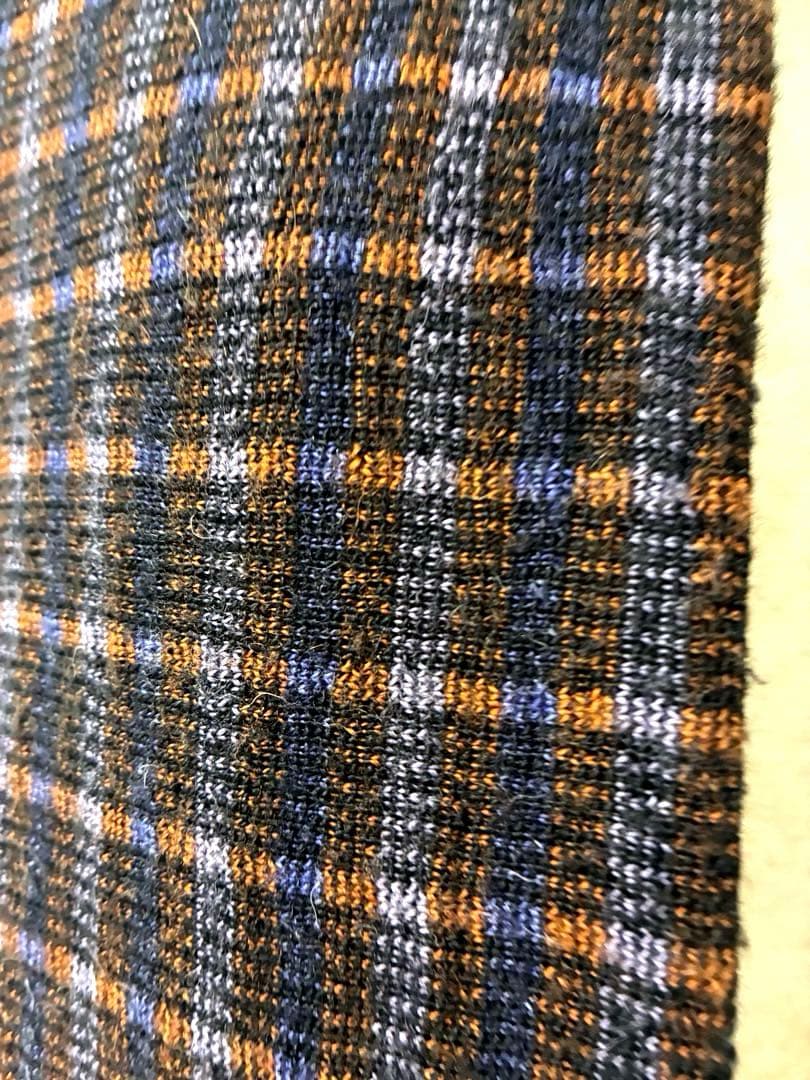 カトリーヌアンドレ　ジャガードニット　リバーシブルマフラー　シリアルナンバー入り