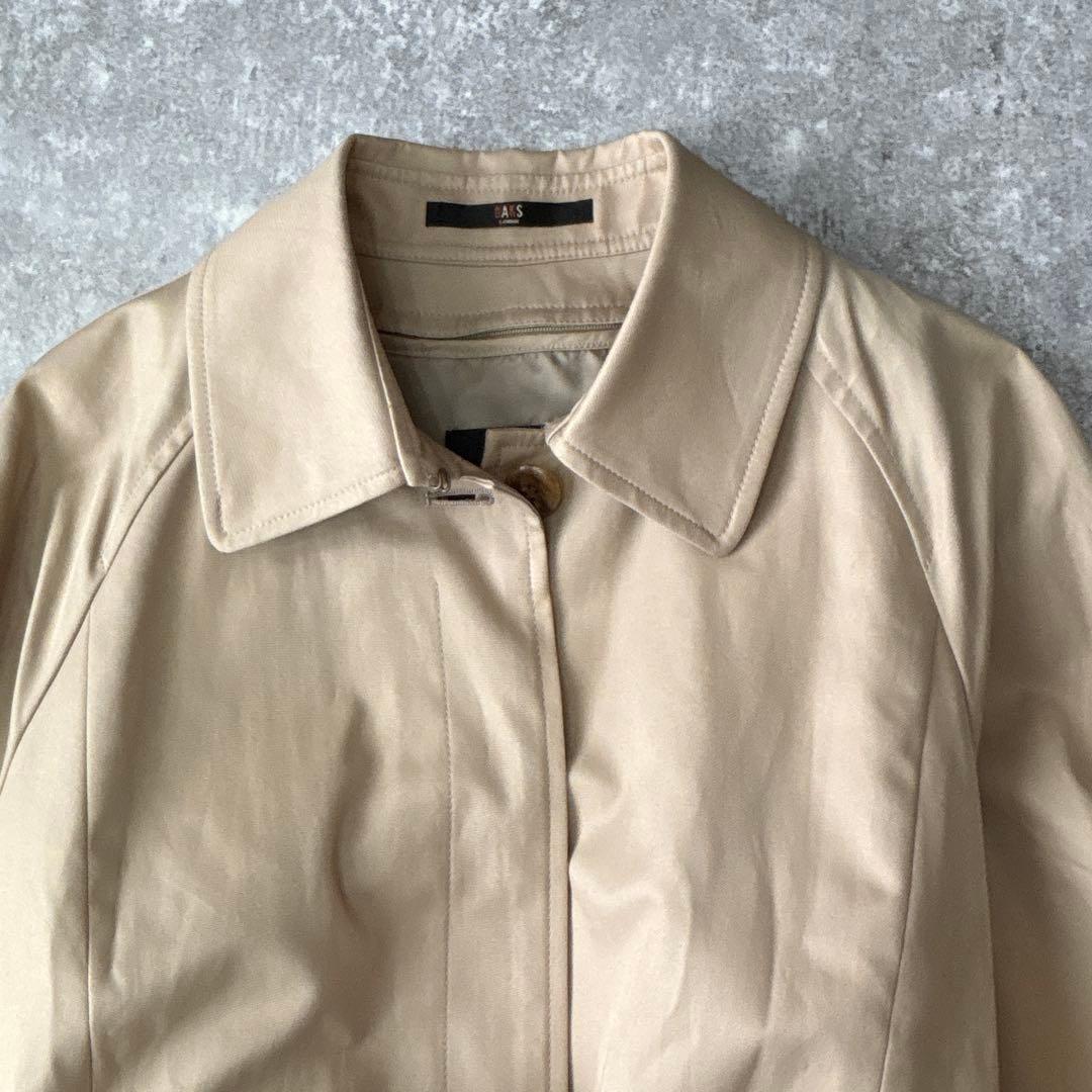 美品　DAKS ダックス　ステンカラーコート　ウールライナー　ベルト付き　大きい