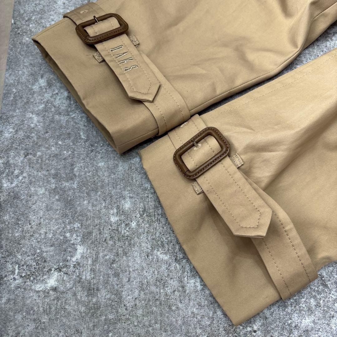 美品　DAKS ダックス　ステンカラーコート　ウールライナー　ベルト付き　大きい