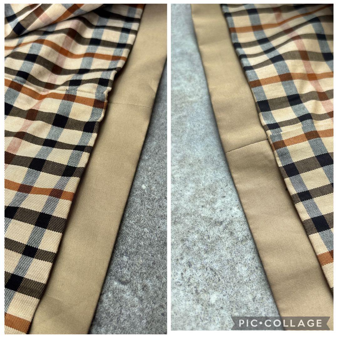 美品　DAKS ダックス　ステンカラーコート　ウールライナー　ベルト付き　大きい