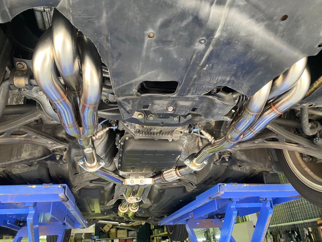 【値引】レガシィBPE 6気筒3L 5AT用　フルエキマフラーセット　車検非対応