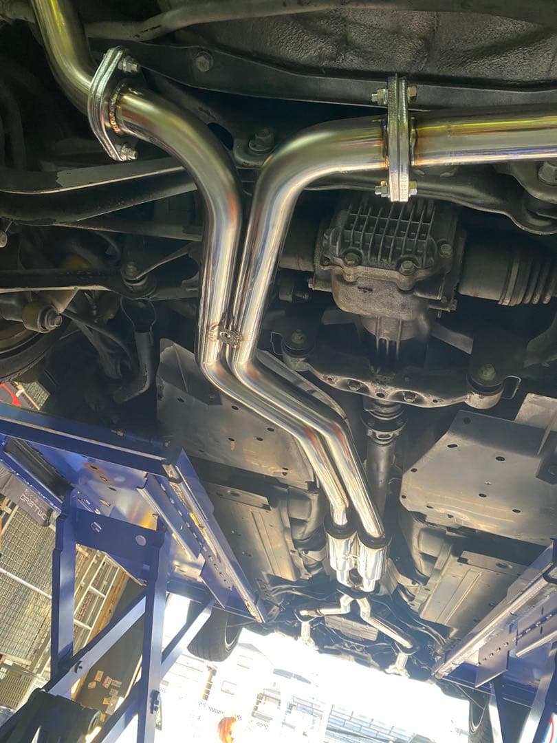 【値引】レガシィBPE 6気筒3L 5AT用　フルエキマフラーセット　車検非対応