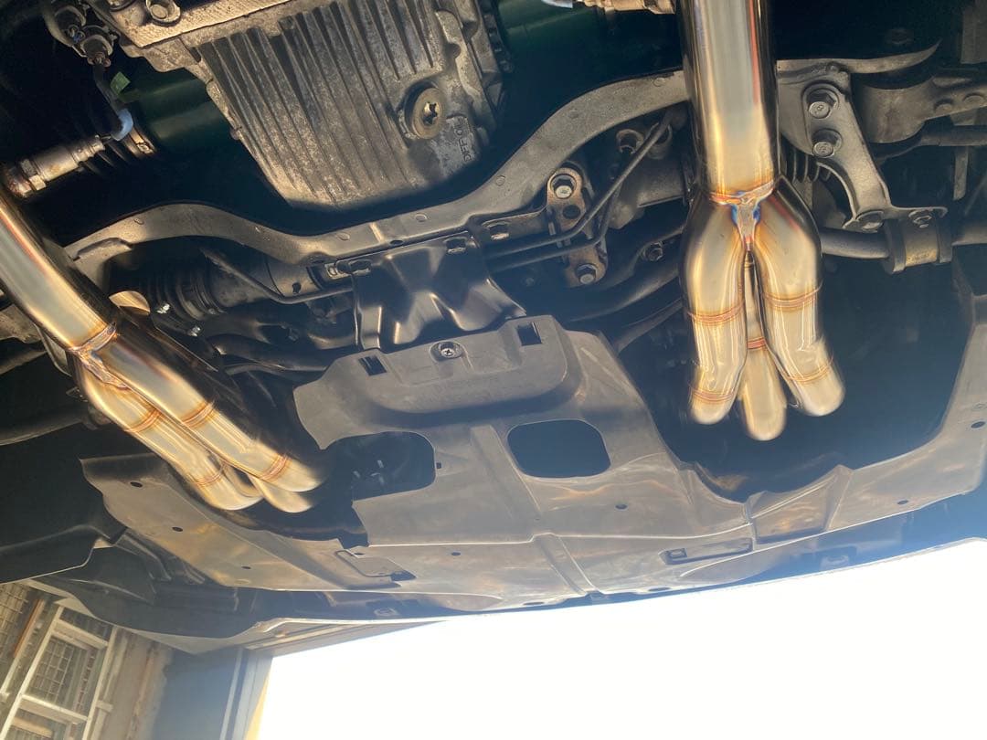 【値引】レガシィBPE 6気筒3L 5AT用　フルエキマフラーセット　車検非対応