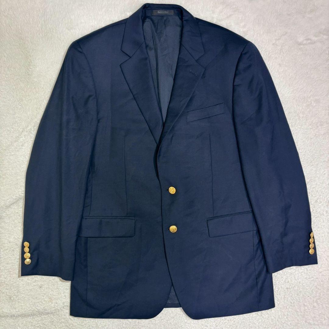 ローレンラルフローレン　紺ブレ　金ボタン　テーラードジャケット　メンズ