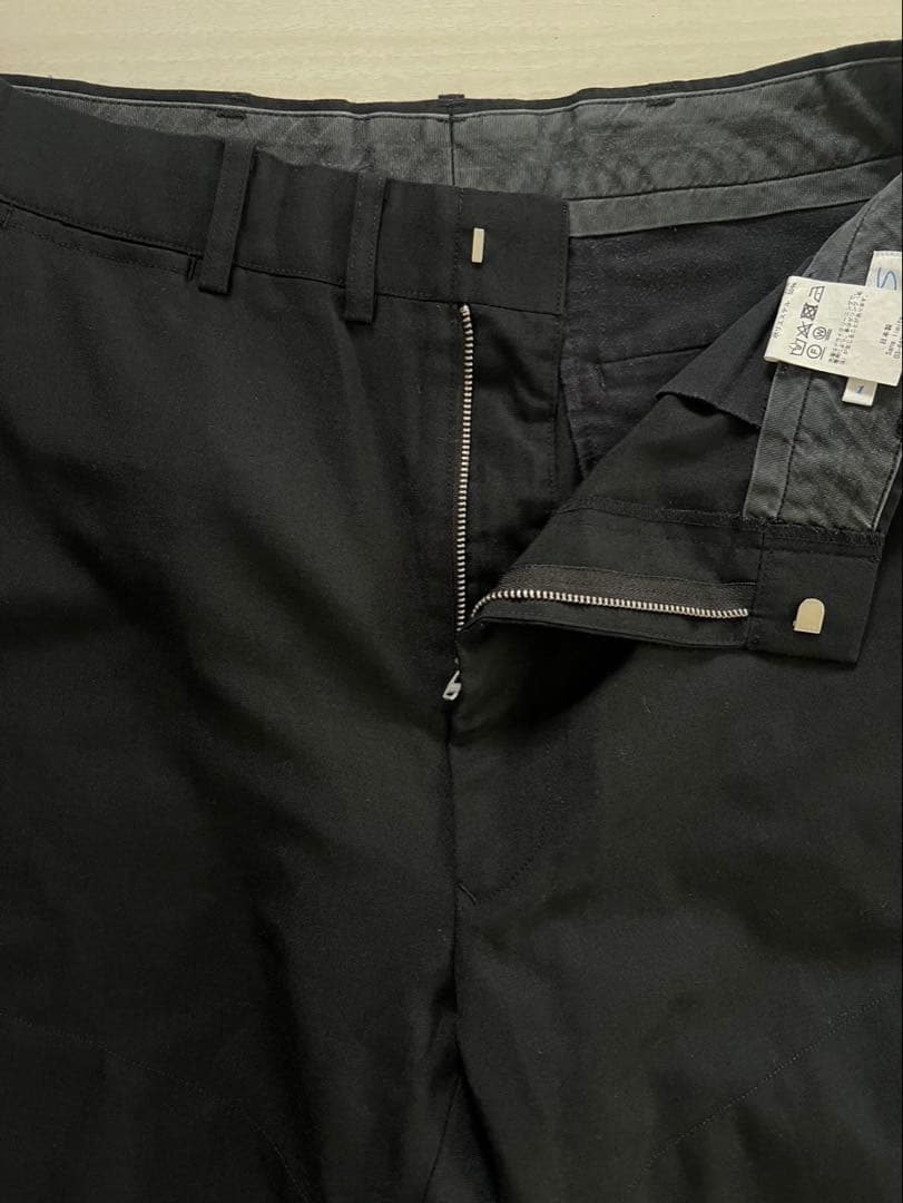 【名品】　sanslimite サンリミット　トロトラウザー　ブラック