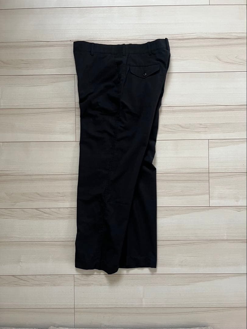 【名品】　sanslimite サンリミット　トロトラウザー　ブラック