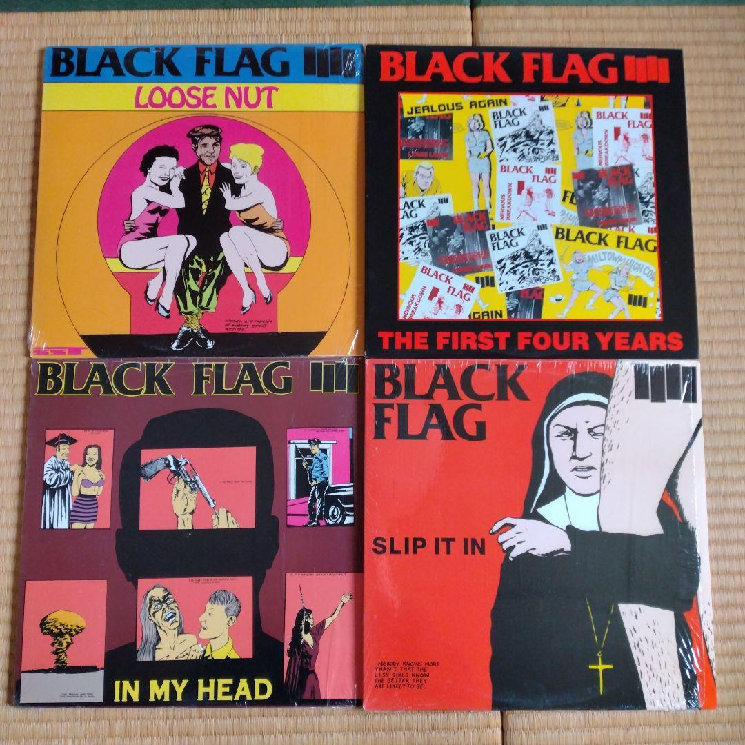 BLACK FLAG ブラックフラッグ　レコード４枚セット