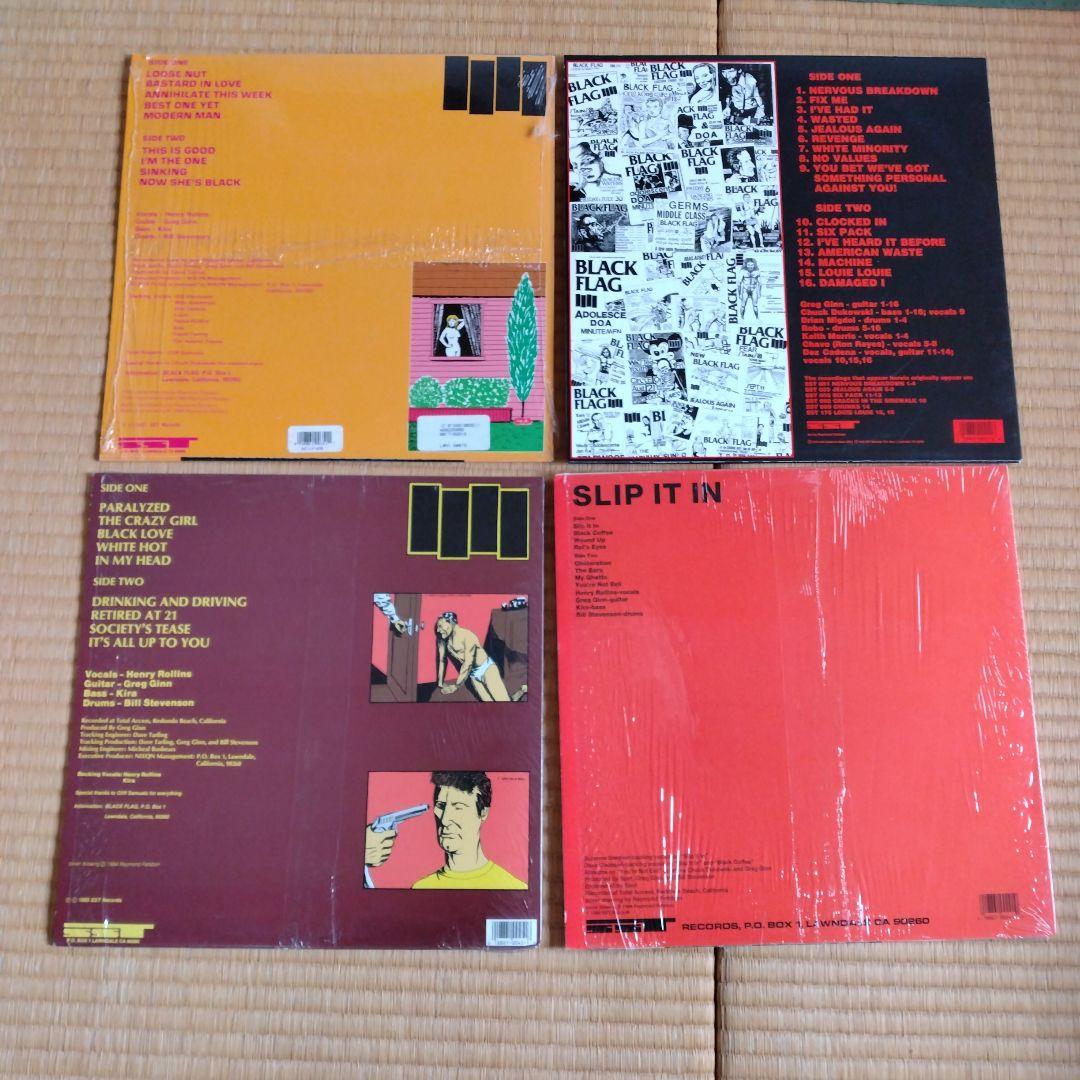 BLACK FLAG ブラックフラッグ　レコード４枚セット
