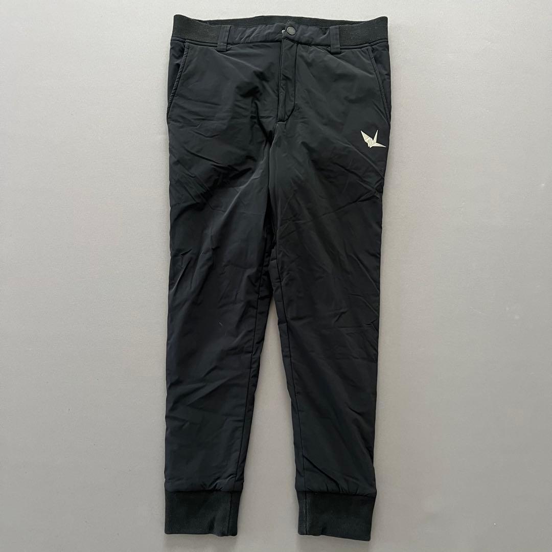 1piu1uguale3 GOLF 中綿入り　ダウンパンツ　メンズ　ロゴ　ゴルフ