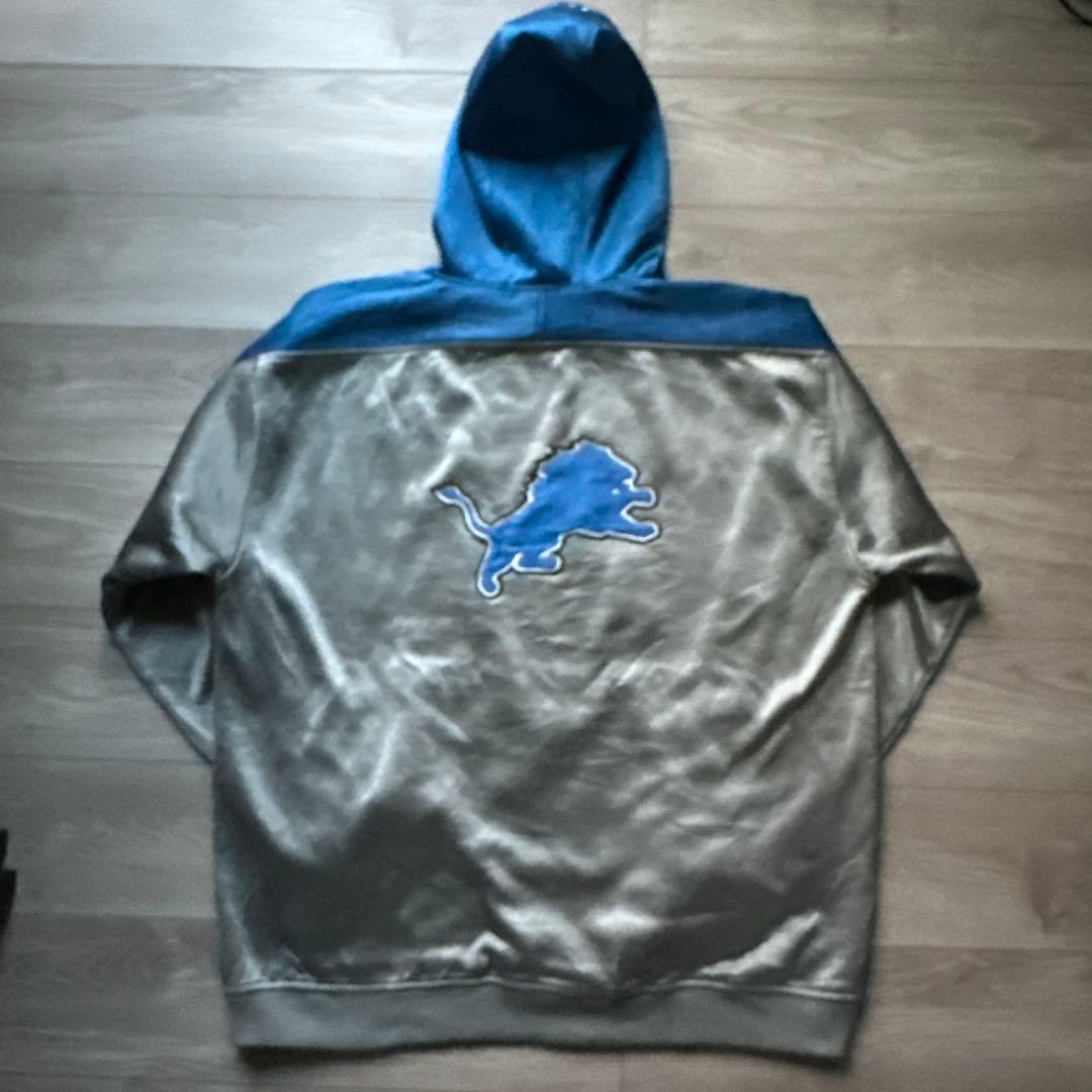 Reebok NFL LIONS 裏起毛 スウェット パーカー XL Y2K