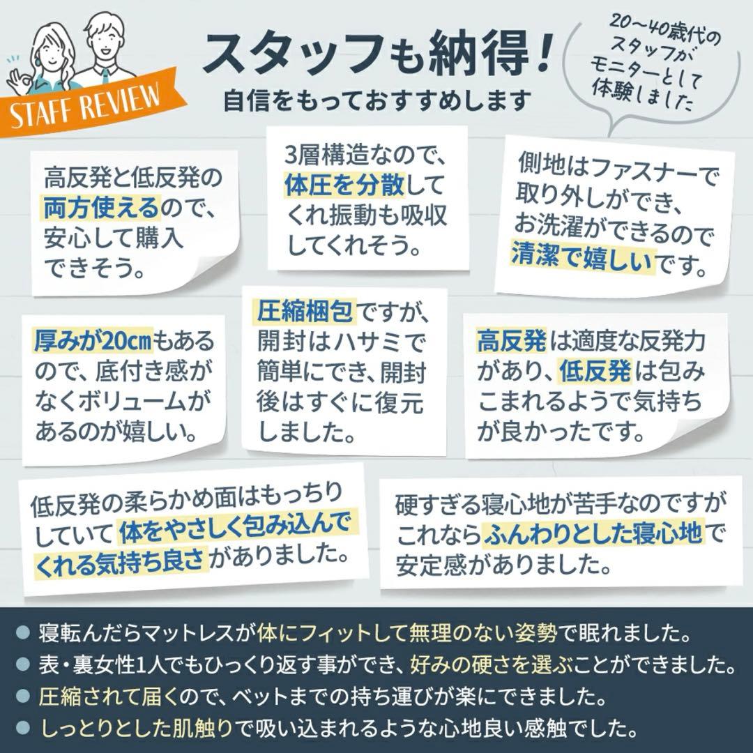 昭和西川　リバーシブルマットレス　eight sleep「moon」　シングル