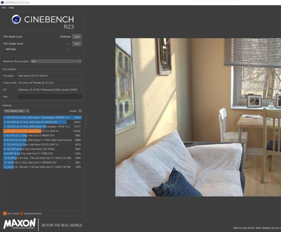 ThinkStationP710 20core メモリ48GB SSD
