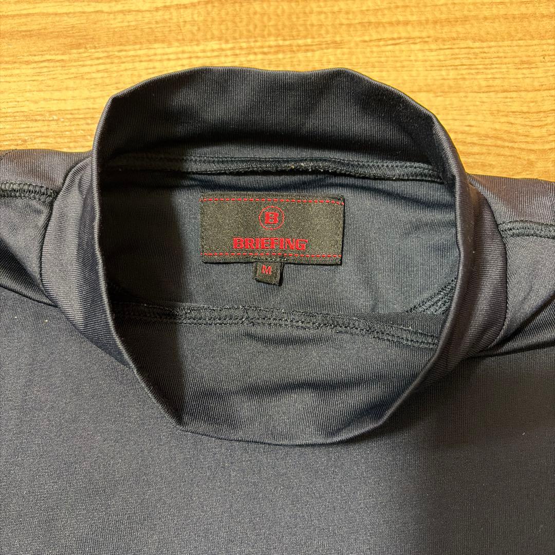 タッツー 　BRIEFING モックネックゴルフ半袖シャツ