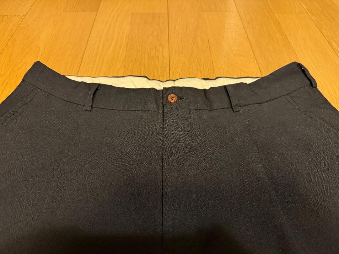 L コムデギャルソンオムドゥ ポリ縮絨パンツ