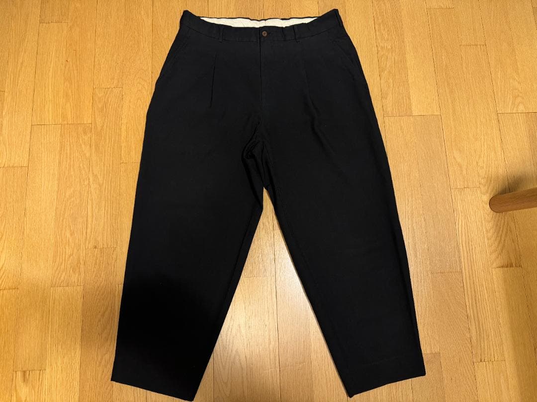 L コムデギャルソンオムドゥ ポリ縮絨パンツ