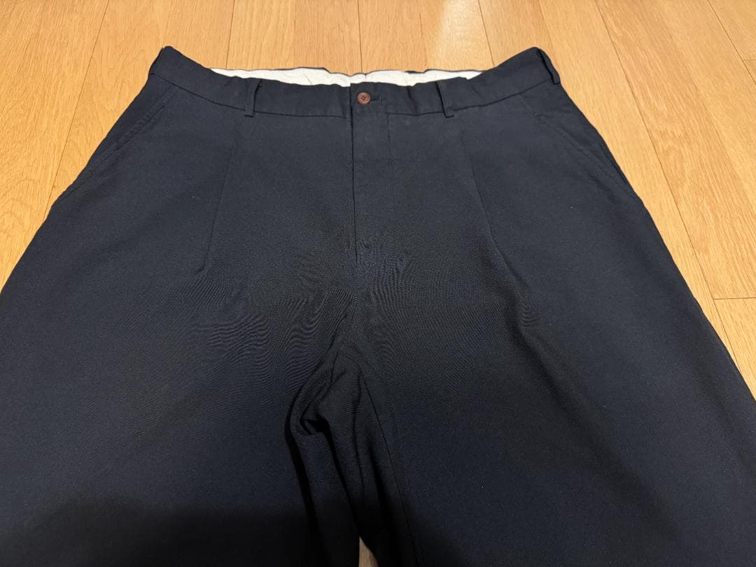 L コムデギャルソンオムドゥ ポリ縮絨パンツ