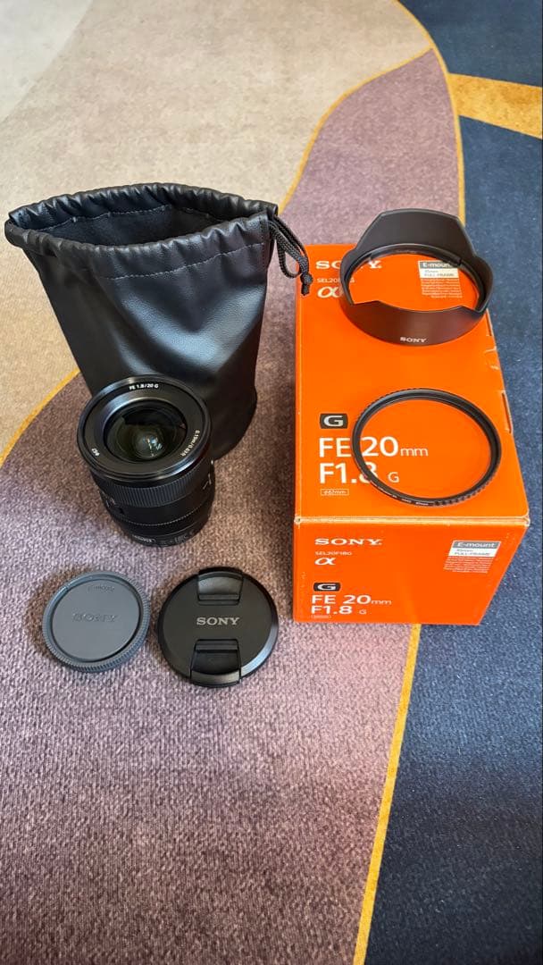 SONY FE 20mm F1.8 G レンズ 美品