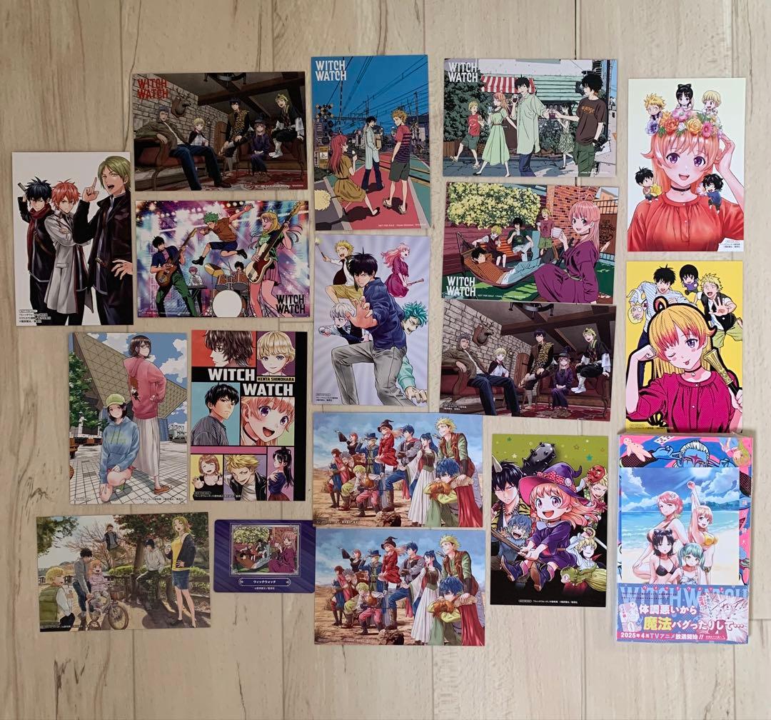 美品★全巻 初版 帯付きウィッチウォッチ1巻〜20巻 特典多数 アニメ化