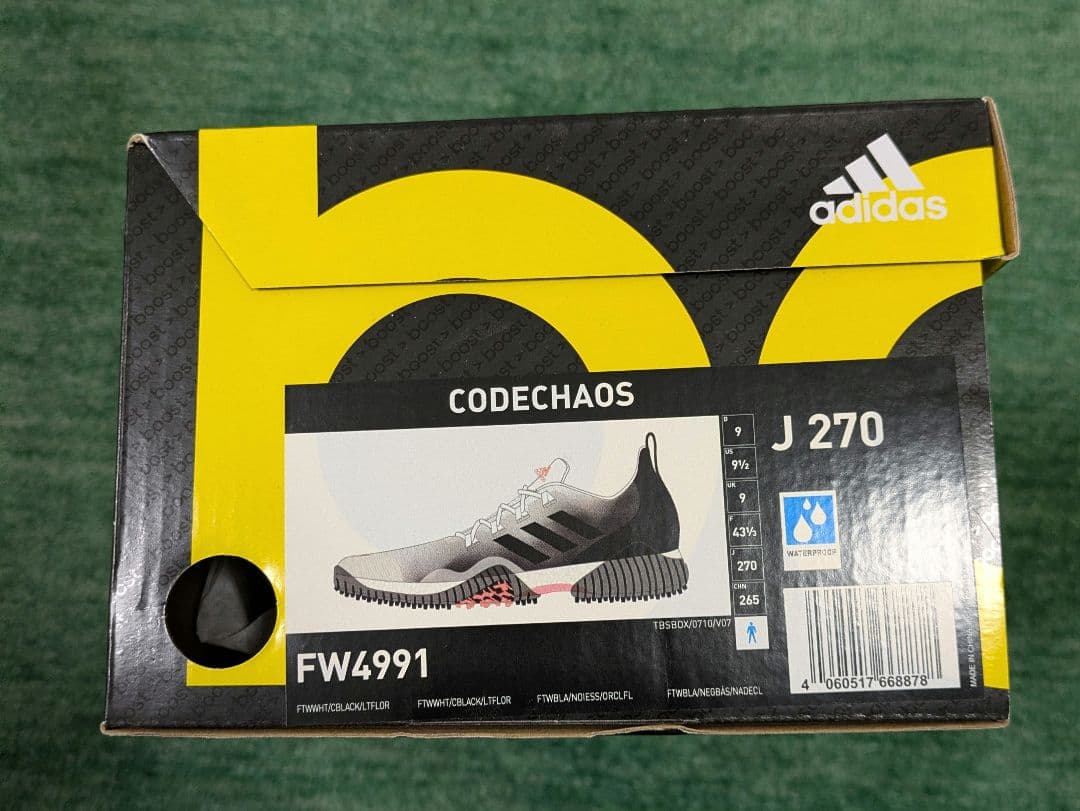 新品タグ付き adidas ゴルフシューズ コードカオス　FW4991 27cm
