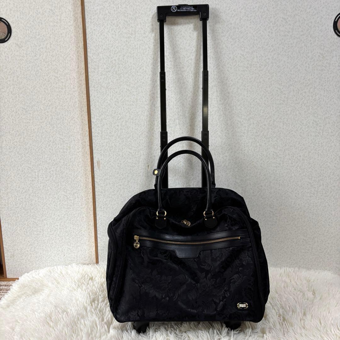 【美品】フェイラー　パラディス トローリーバッグ　キャリーバック　黒