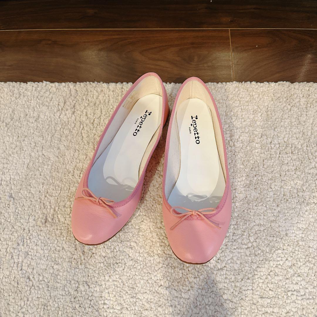 美品レペット ピンク バレエシューズ