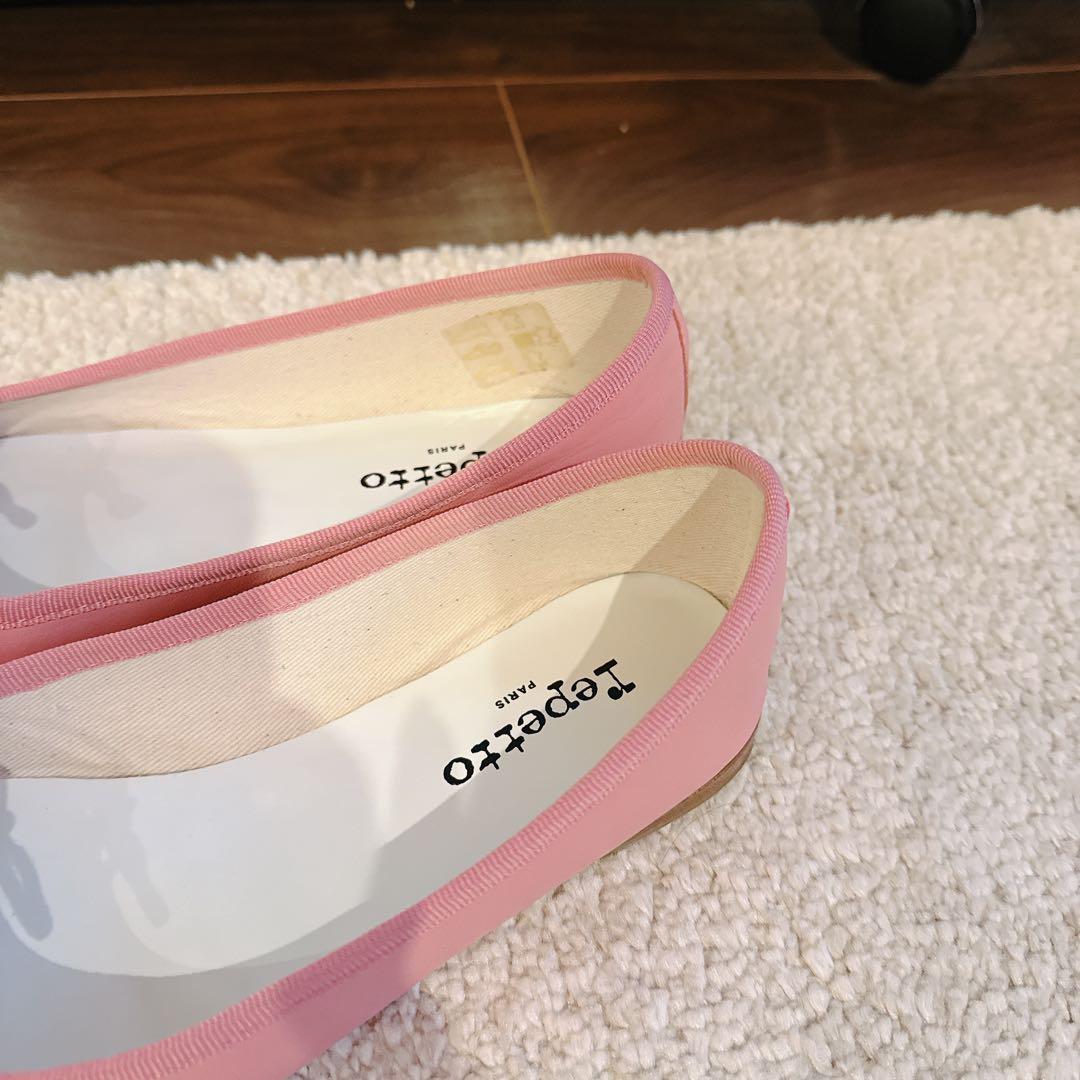 美品レペット ピンク バレエシューズ