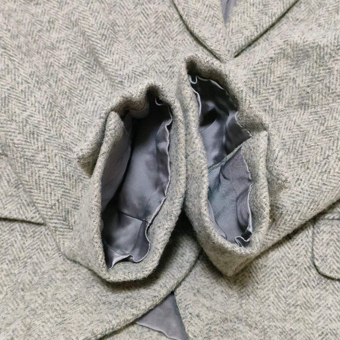 マーガレットハウエル　ウール　ヘリンボーン　テーラードジャケット　2B　2