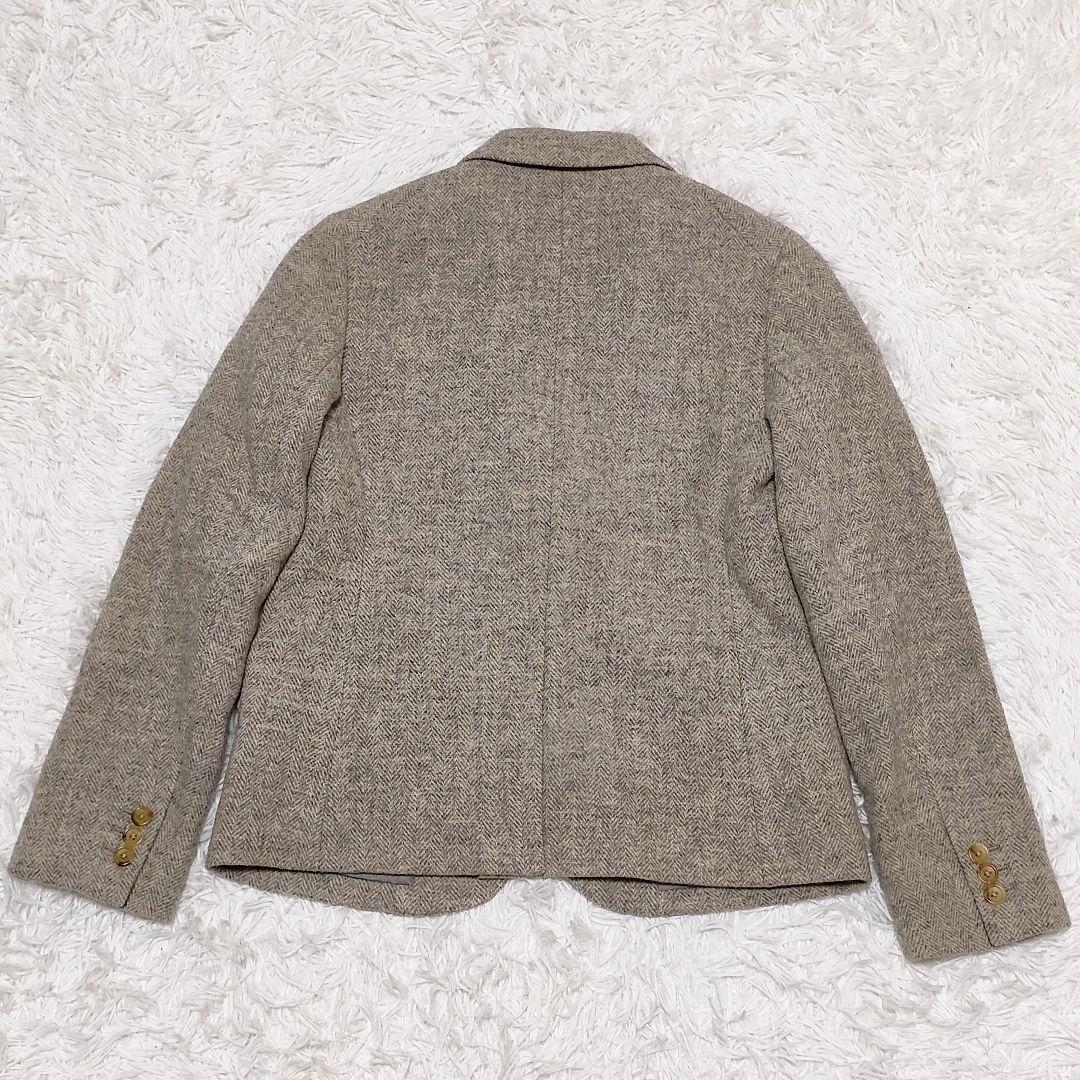 マーガレットハウエル　ウール　ヘリンボーン　テーラードジャケット　2B　2