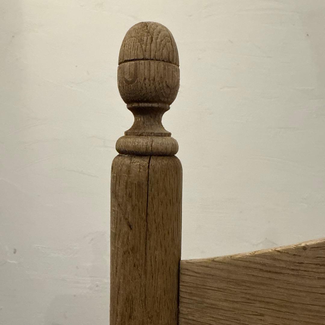 年末年始saleヴィンテージ ダイニングチェア　カフェチェア　藁座面　剥離　1