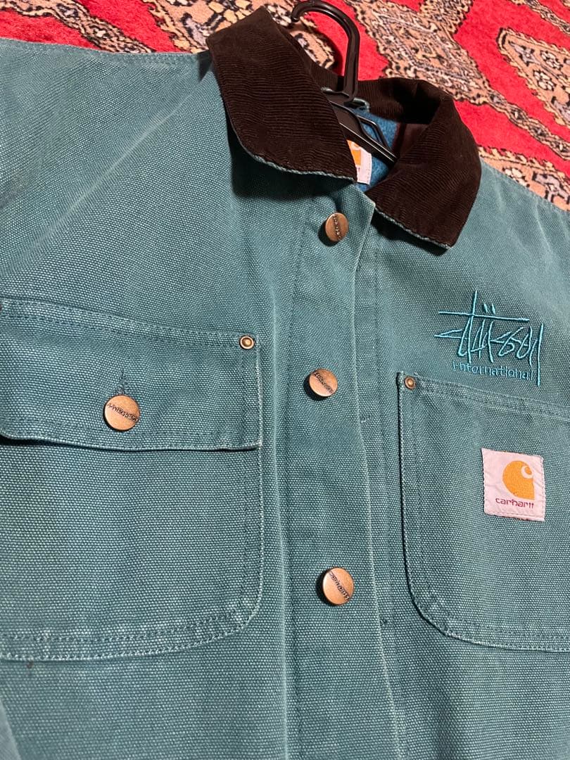 【希少】Carhartt×stussy コラボ チョアコート カーハートWIP