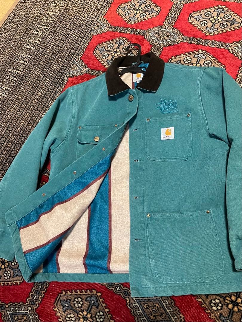 【希少】Carhartt×stussy コラボ チョアコート カーハートWIP