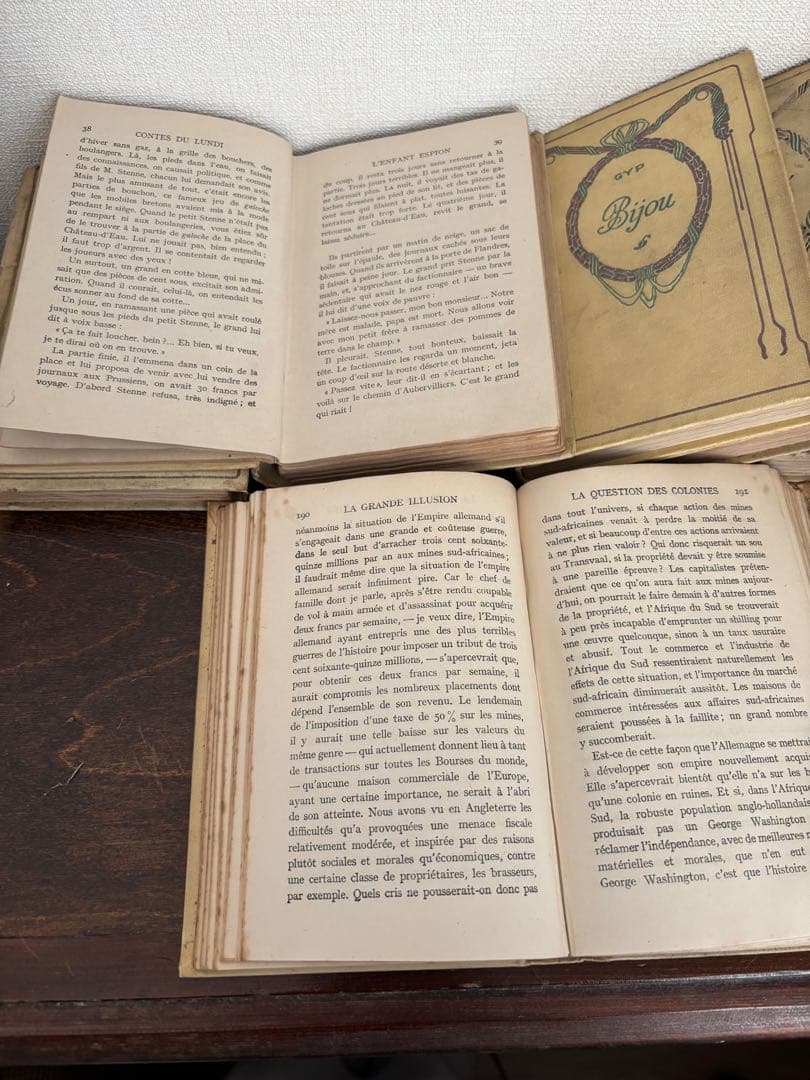 フランスアンティーク ネルソン洋書古書　6冊セット