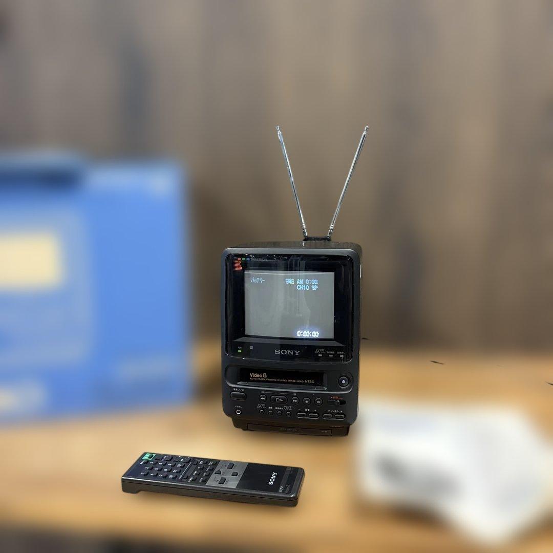 SONY Video 8 ブラウン管 車内外TV ソニー 8mm EV-DT2