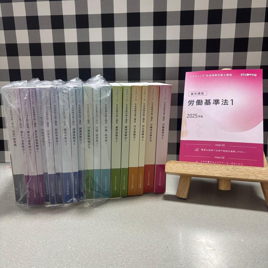 【新品多数】スタディング 社会保険労務士講座 テキスト 20冊セット