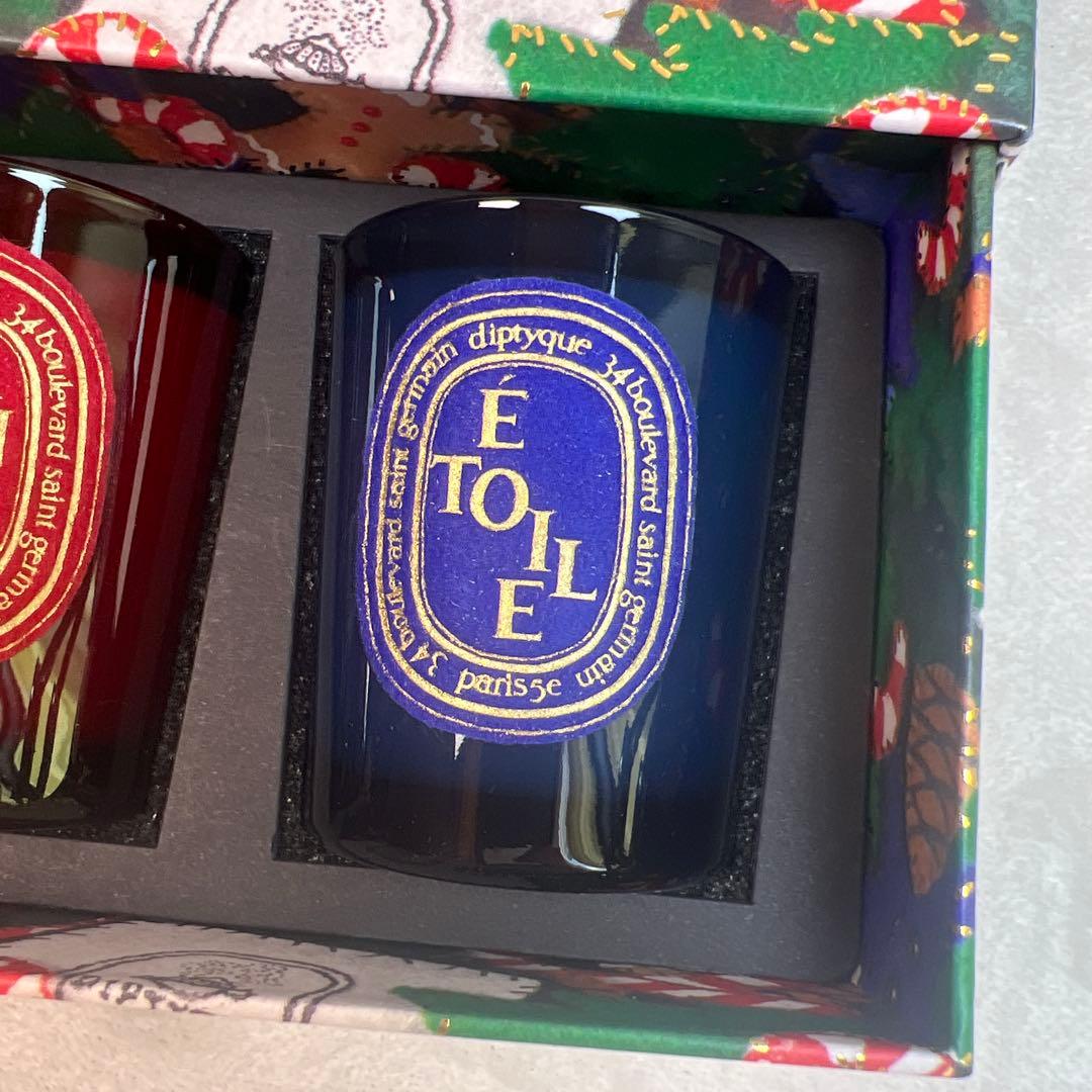 【新品・限定】Diptyque ディプティック クリスマスキャンドル3本セット