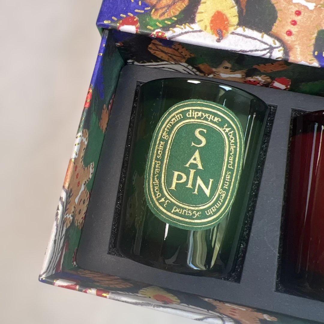 【新品・限定】Diptyque ディプティック クリスマスキャンドル3本セット