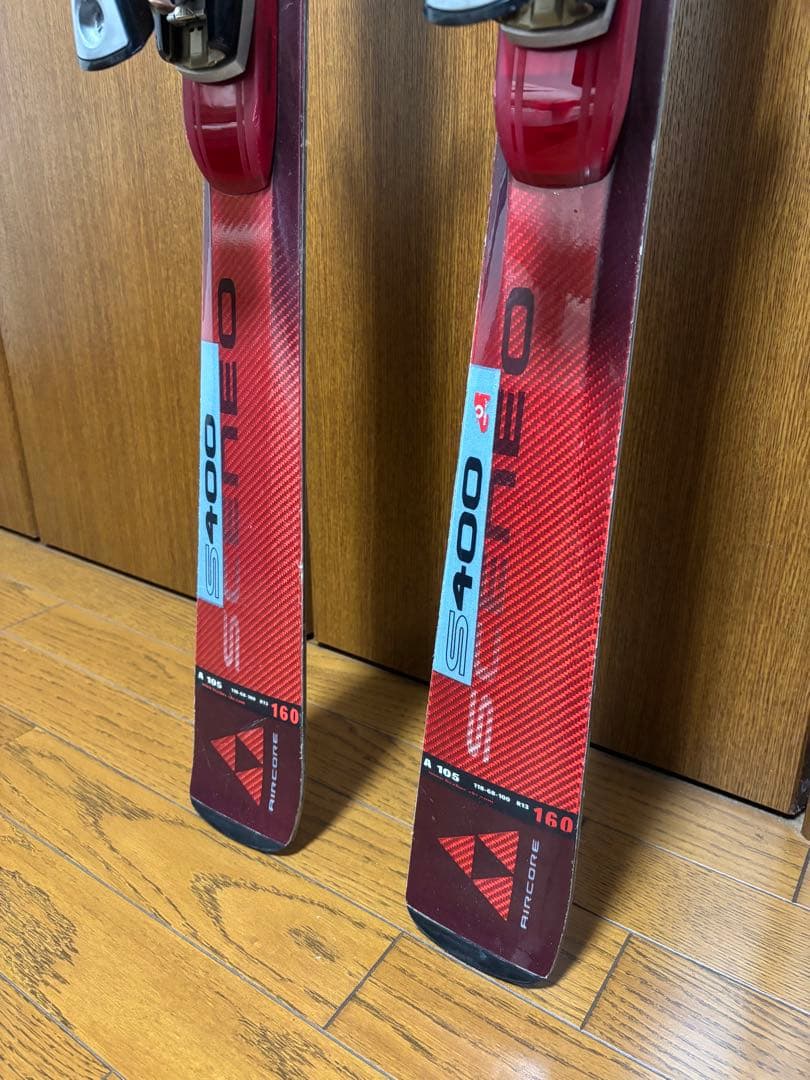 Fischer S400 赤 スキー板 付属バインディング