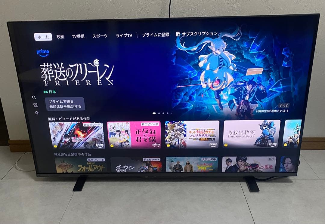 TVS REGZA 43M550M 43V型4K 液晶テレビ　2025年製