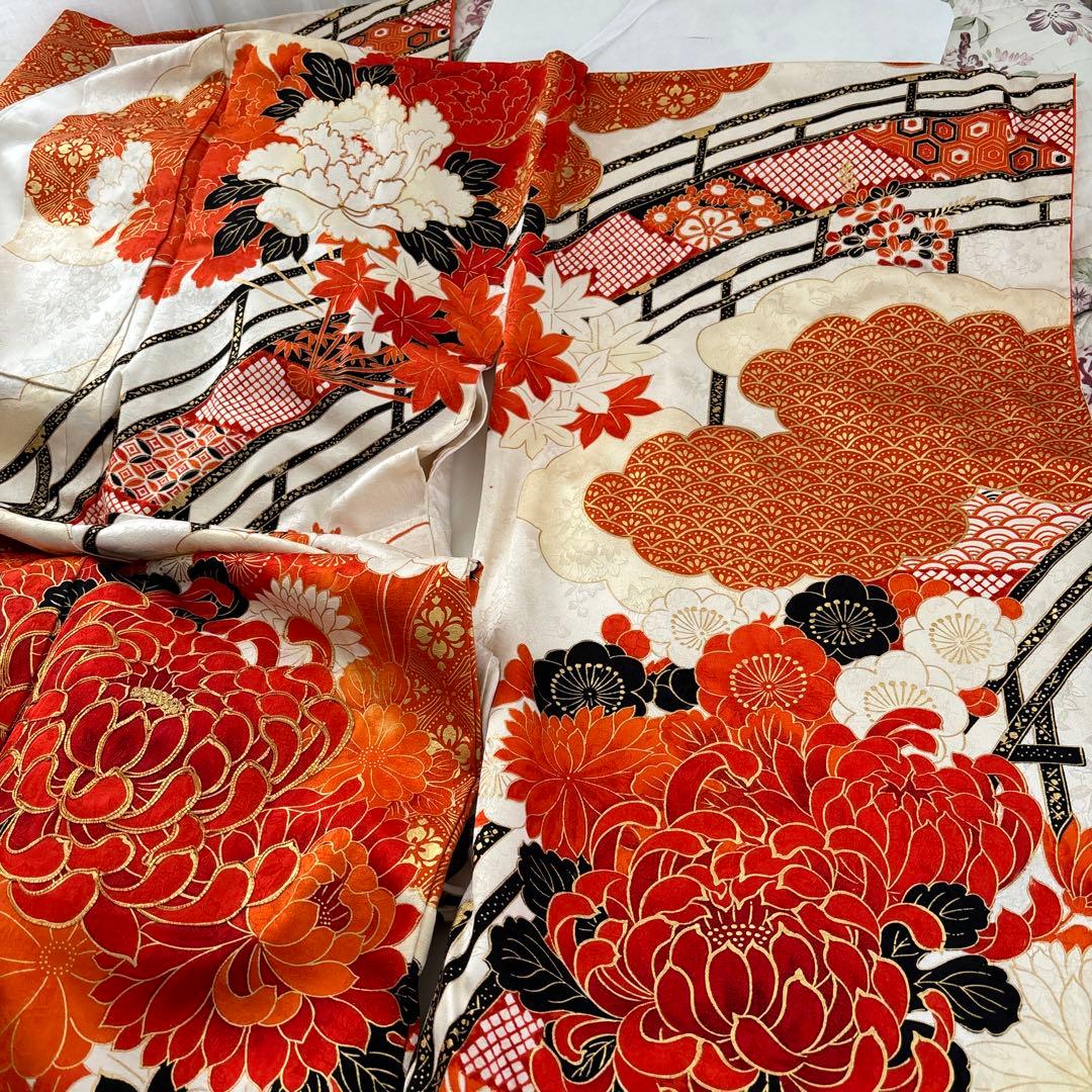 最終お値下げ　美品　京都　豪華　お振袖　手描き　金彩　成人式　卒業式